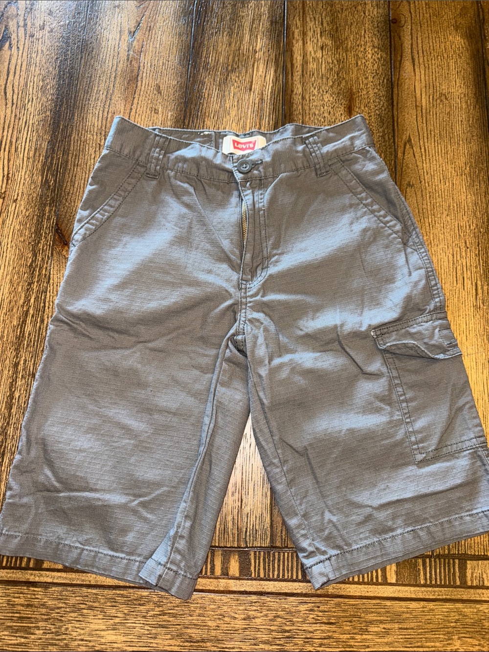 Levi's Boys Gray Cargo Shorts
